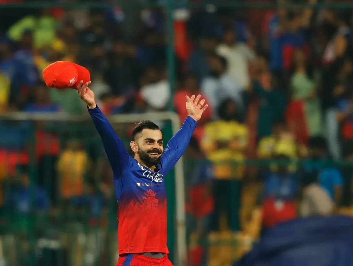 Virat Kohli couldn't hold back his emotions after RCB's win